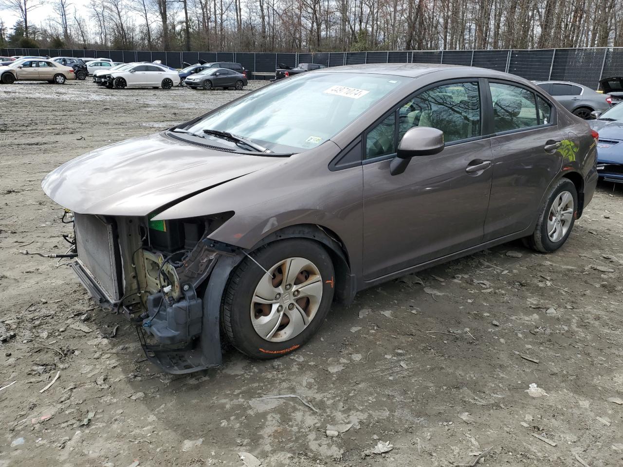 HONDA CIVIC 2013 2hgfb2f57dh579607