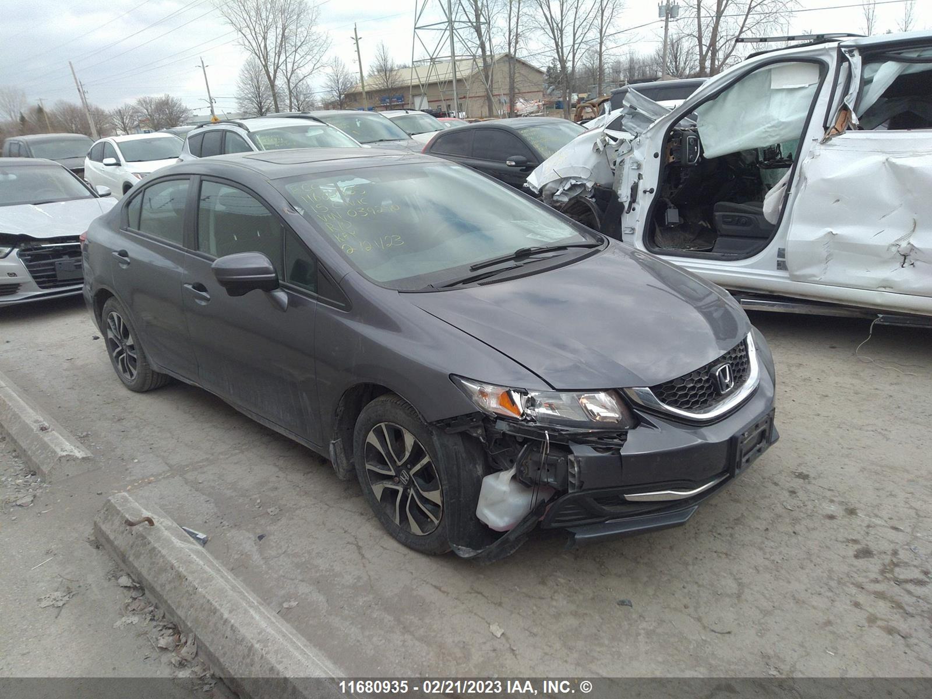 HONDA CIVIC 2015 2hgfb2f57fh039290