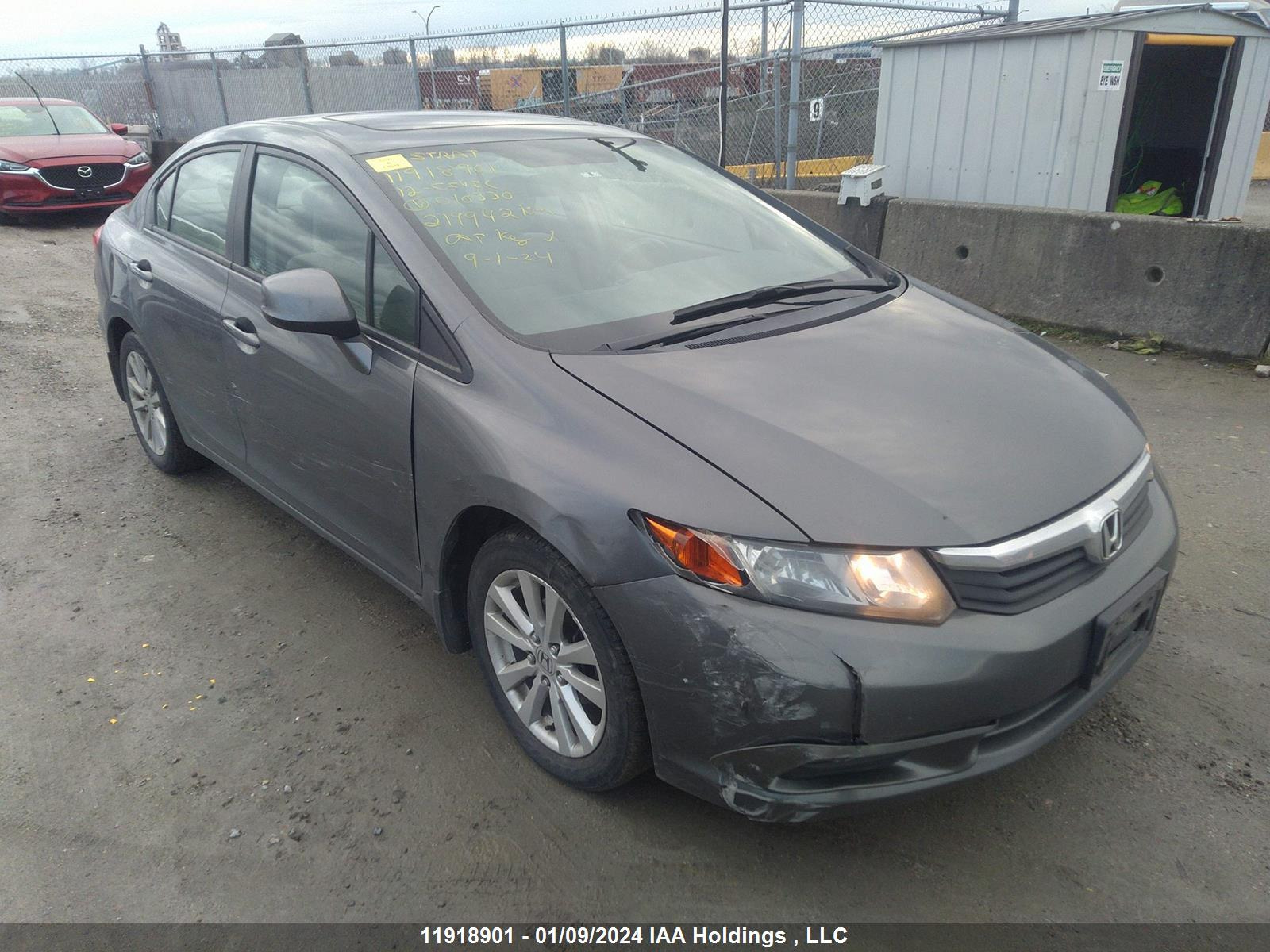 HONDA CIVIC 2012 2hgfb2f58ch010330