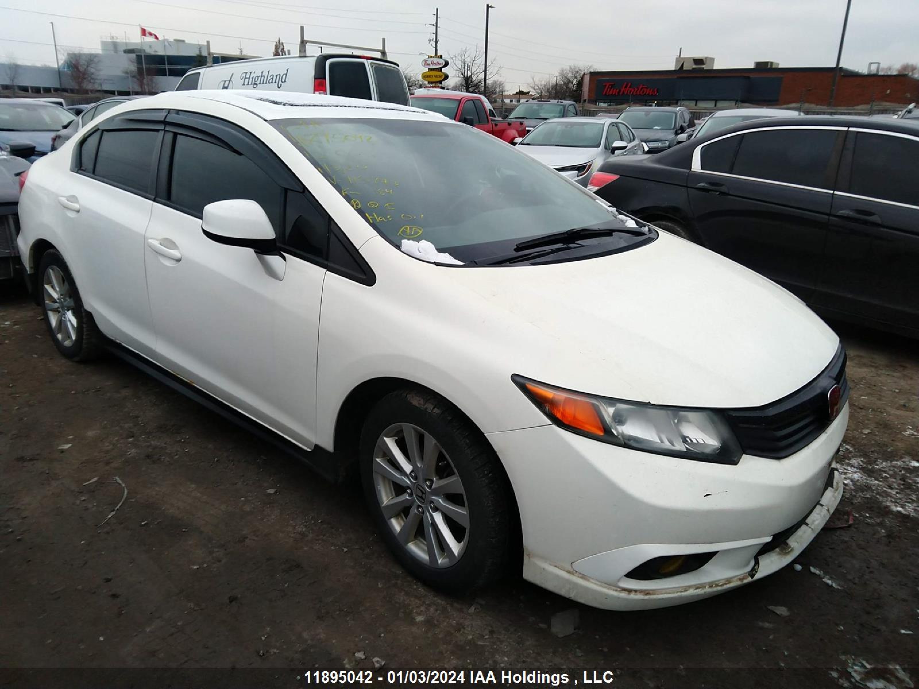 HONDA CIVIC 2012 2hgfb2f58ch116793