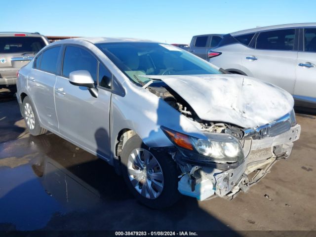 HONDA CIVIC 2012 2hgfb2f58ch319165