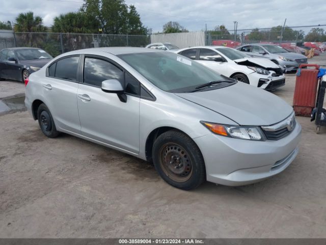 HONDA CIVIC 2012 2hgfb2f58ch500833