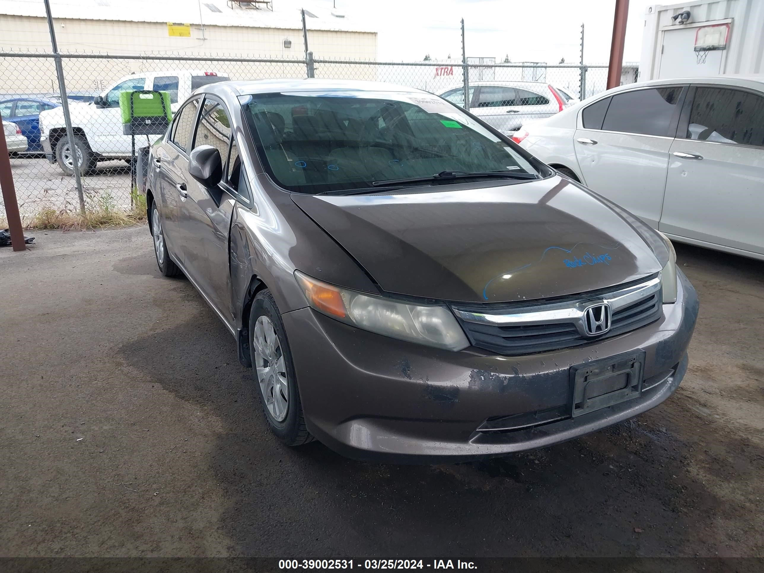 HONDA CIVIC 2012 2hgfb2f58ch523948