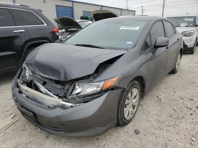 HONDA CIVIC LX 2012 2hgfb2f58ch563169