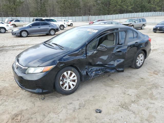 HONDA CIVIC LX 2012 2hgfb2f58ch571319