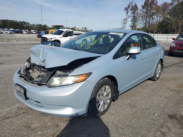 HONDA CIVIC LX 2012 2hgfb2f58ch577962