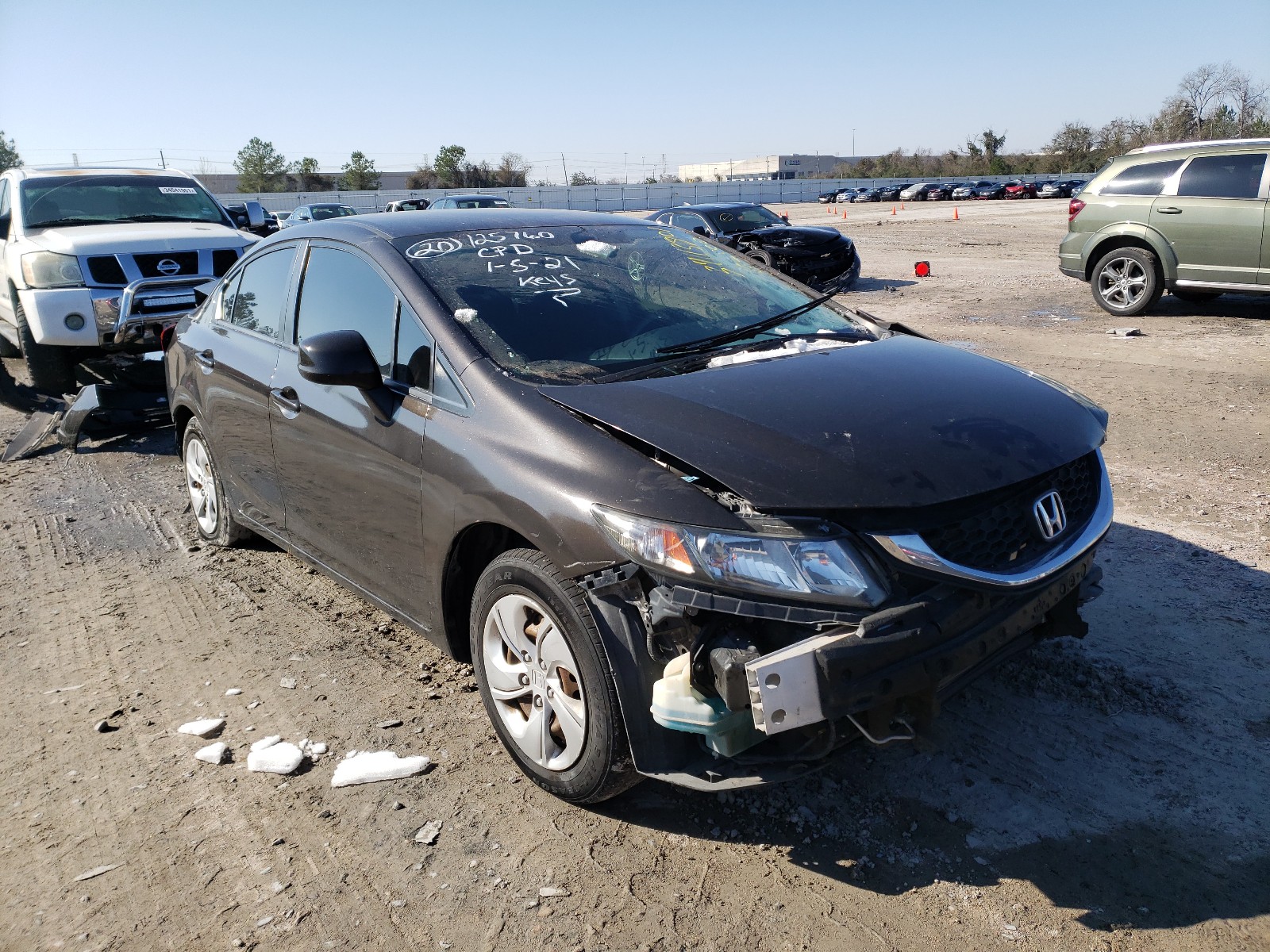 HONDA CIVIC LX 2013 2hgfb2f58dh551525