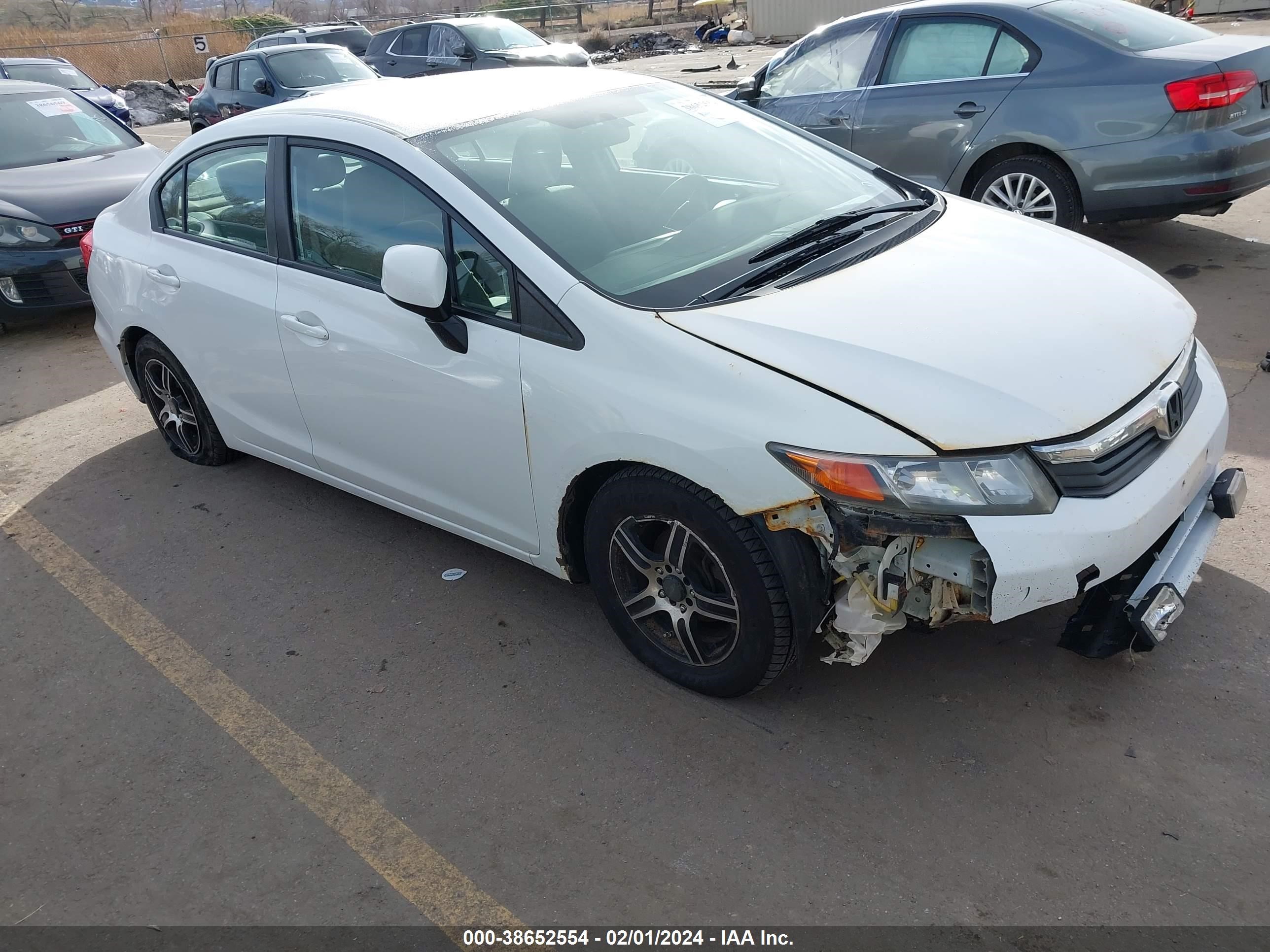 HONDA CIVIC 2012 2hgfb2f59ch326495