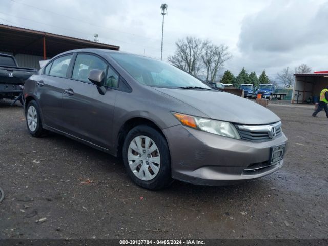 HONDA CIVIC 2012 2hgfb2f59ch562385