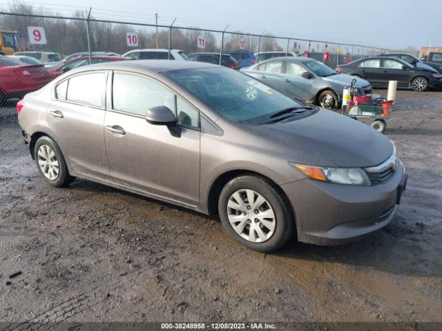 HONDA CIVIC 2012 2hgfb2f59ch584533