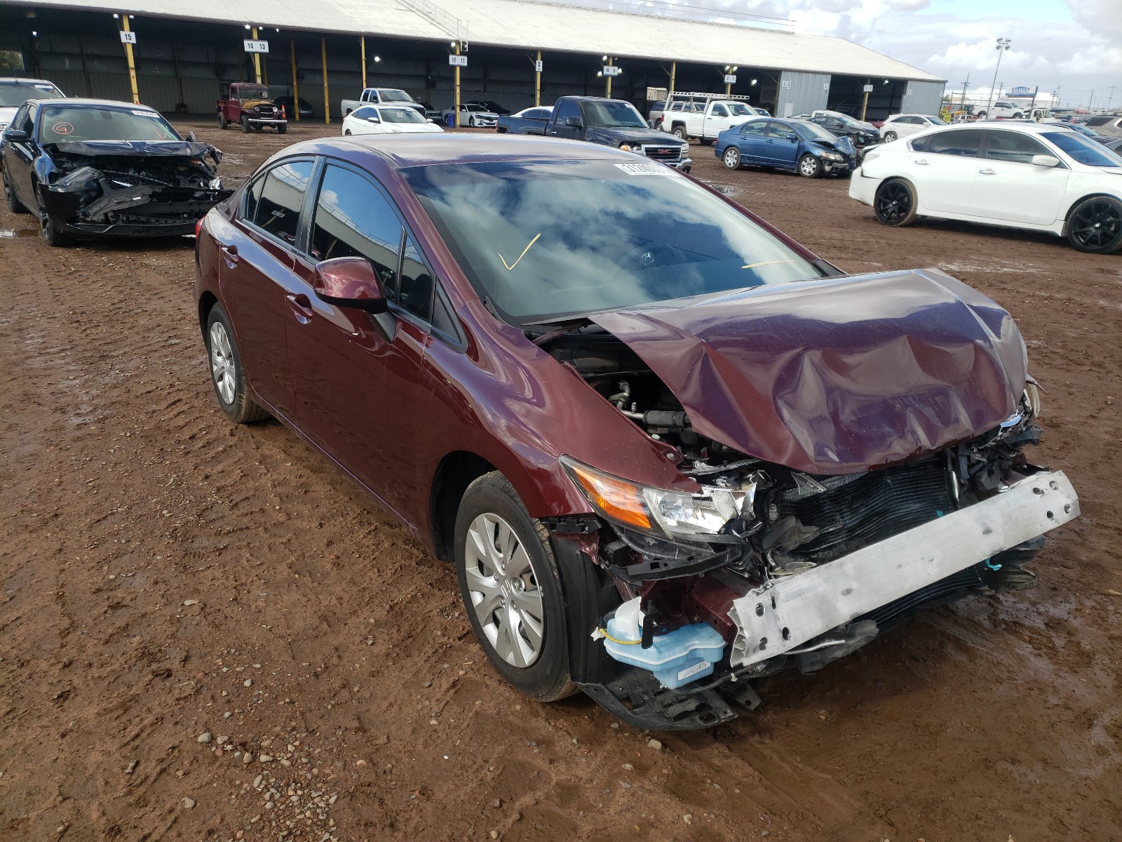 HONDA CIVIC LX 2012 2hgfb2f59ch588873