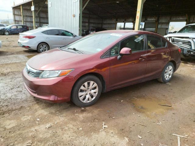 HONDA CIVIC LX 2012 2hgfb2f59ch609057