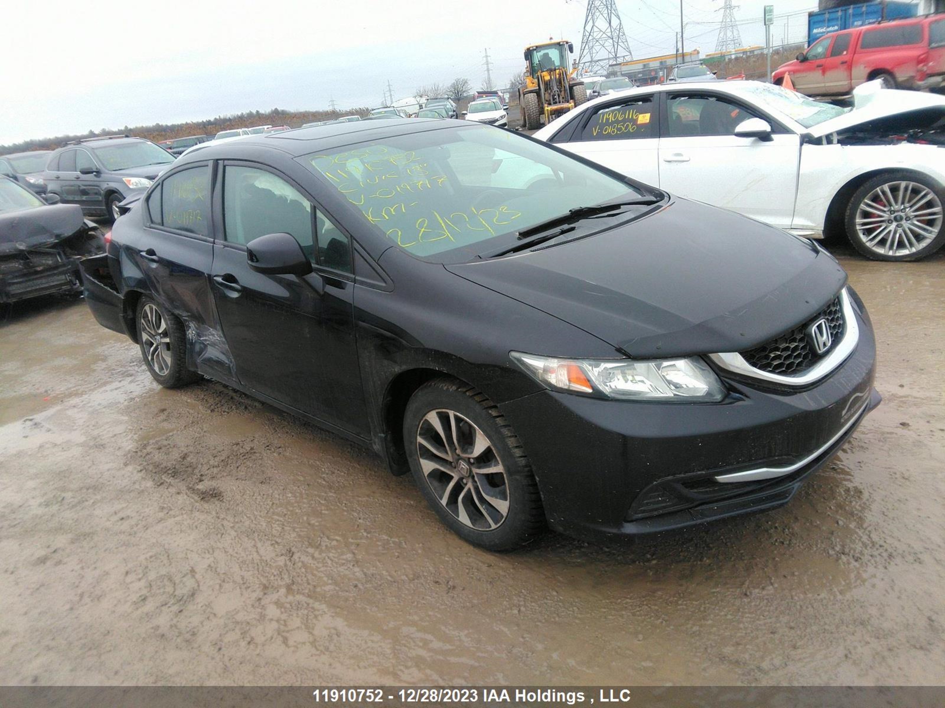 HONDA CIVIC 2013 2hgfb2f59dh019717