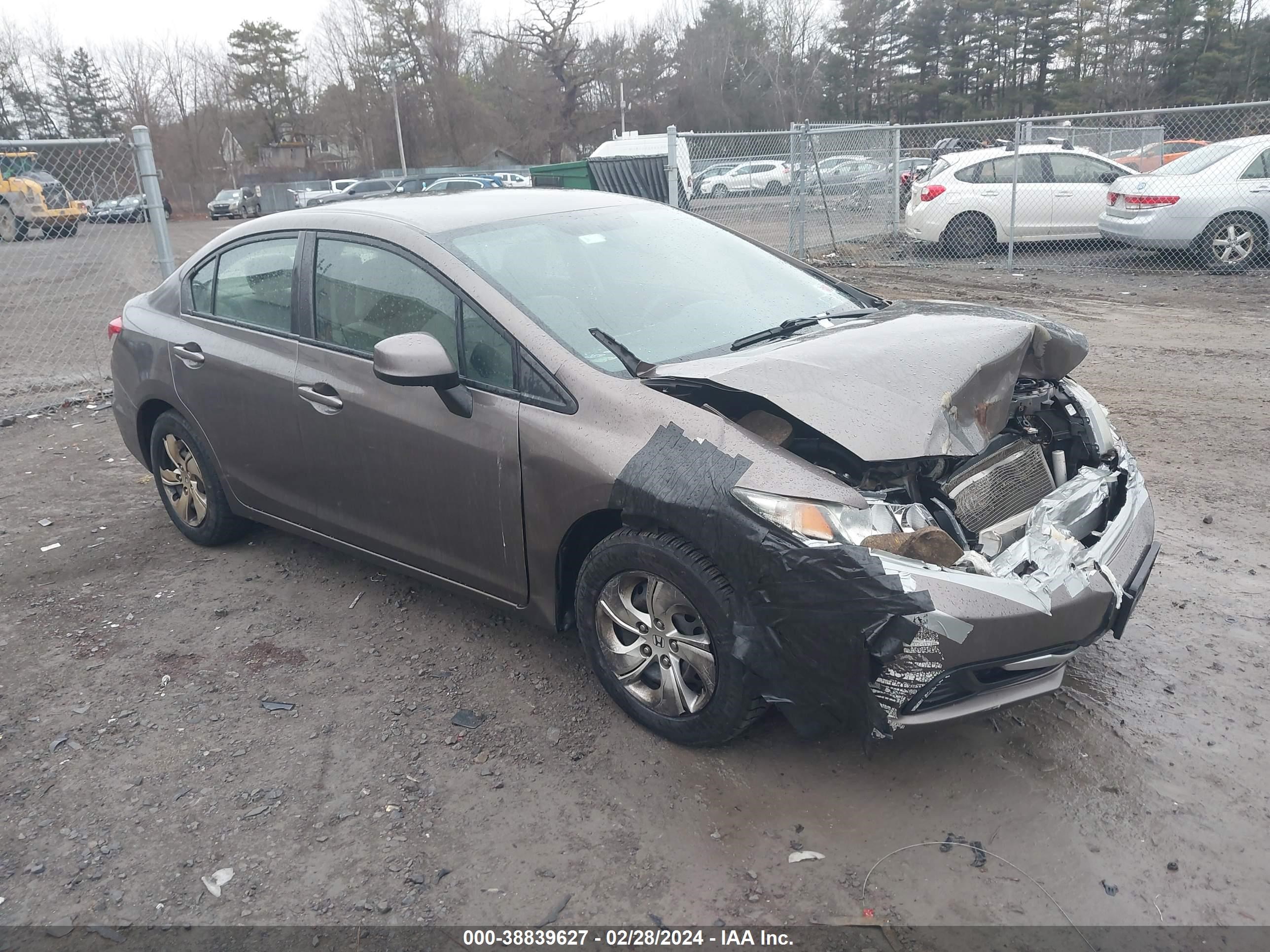 HONDA CIVIC 2013 2hgfb2f59dh509929