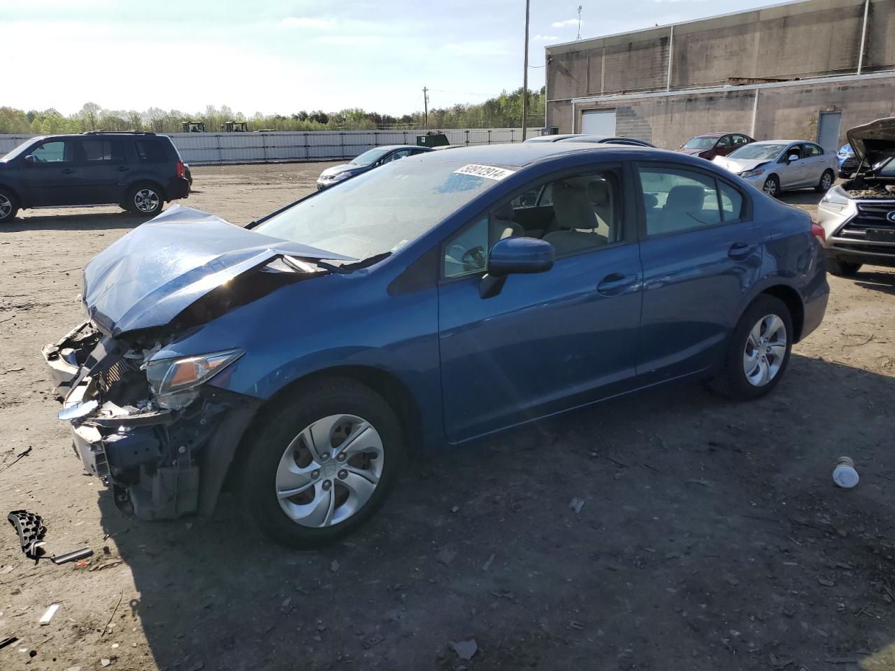 HONDA CIVIC 2014 2hgfb2f59eh536761