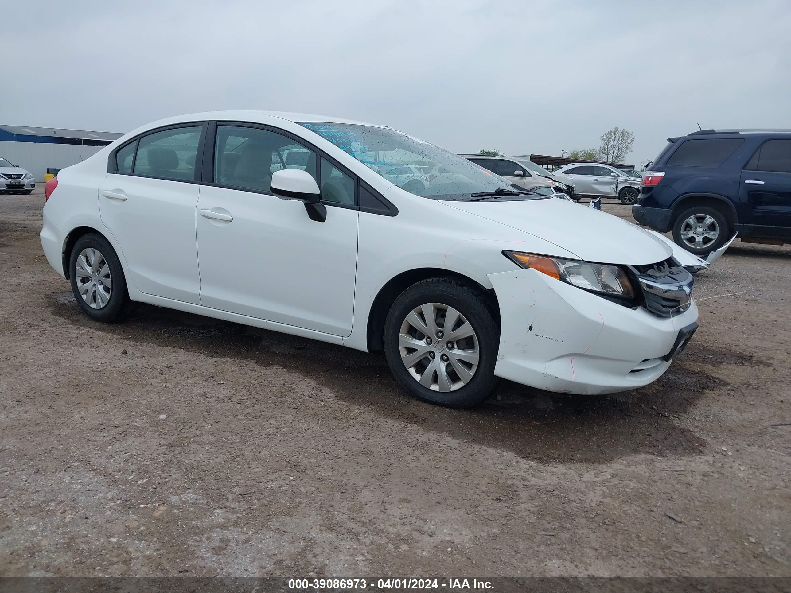 HONDA CIVIC 2012 2hgfb2f5xch310418