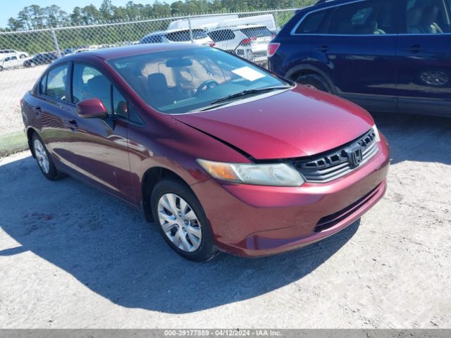 HONDA CIVIC 2012 2hgfb2f5xch515494