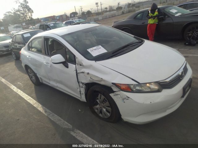 HONDA CIVIC LX 2012 2hgfb2f5xch556790