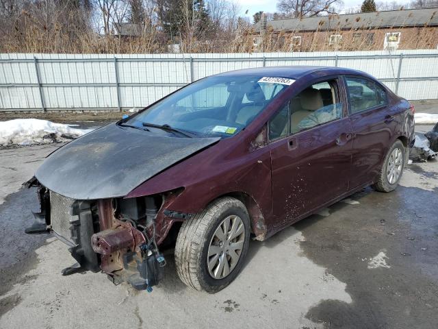 HONDA CIVIC LX 2012 2hgfb2f5xch573699