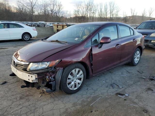 HONDA CIVIC LX 2012 2hgfb2f5xch590129