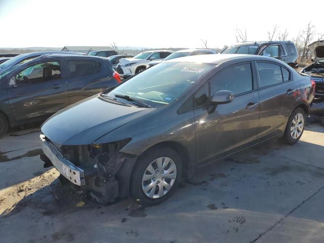 HONDA CIVIC LX 2012 2hgfb2f5xch591894