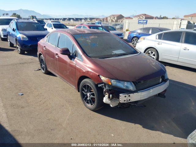 HONDA CIVIC 2012 2hgfb2f5xch604627