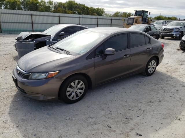 HONDA CIVIC LX 2012 2hgfb2f5xch607026