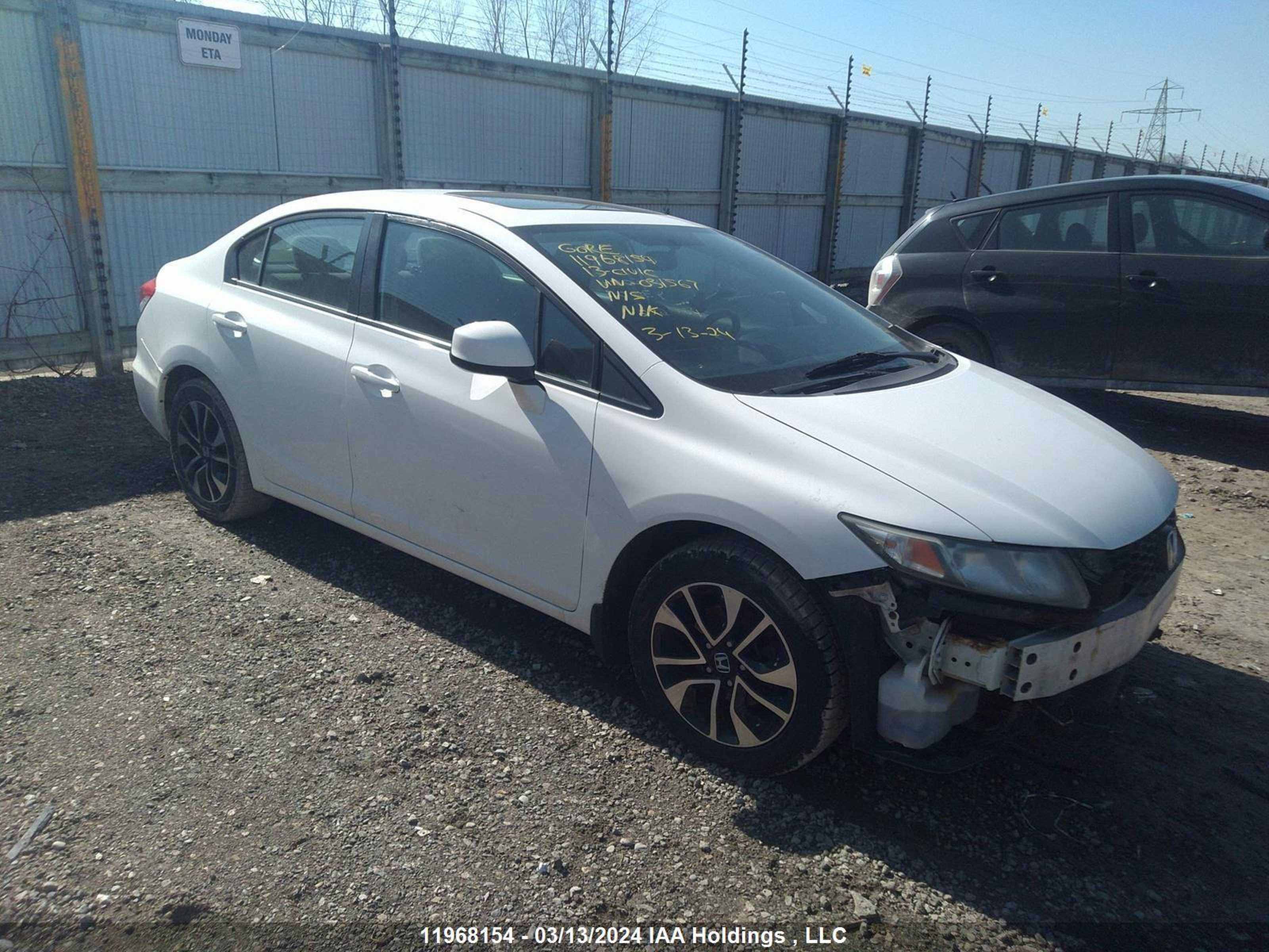 HONDA CIVIC 2013 2hgfb2f5xdh031567