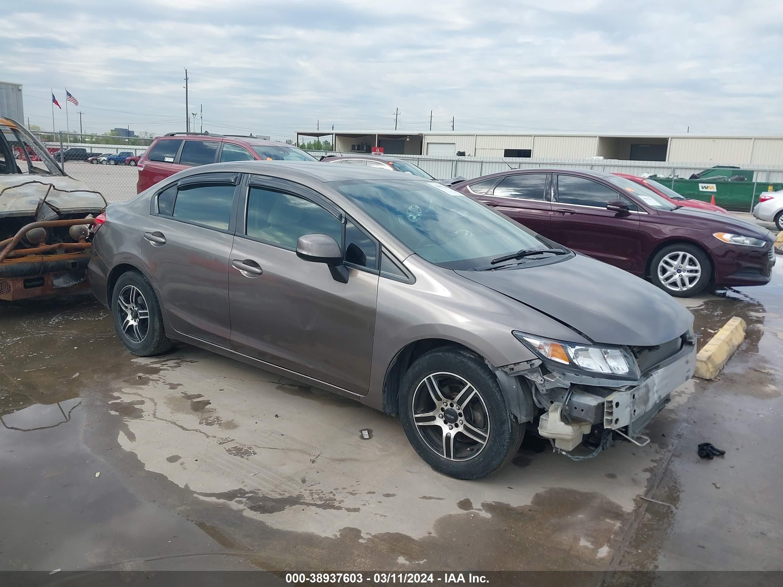 HONDA CIVIC 2013 2hgfb2f5xdh564437