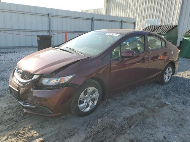 HONDA CIVIC LX 2013 2hgfb2f5xdh586311