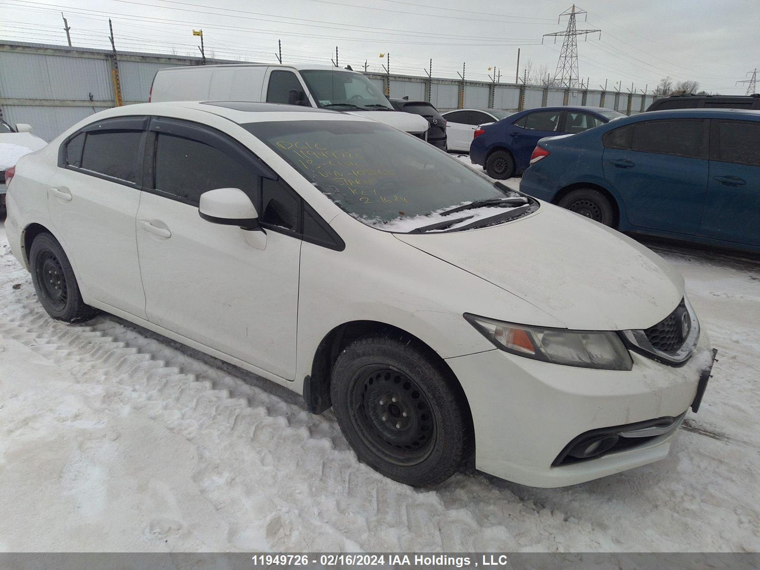 HONDA CIVIC 2013 2hgfb2f72dh105565