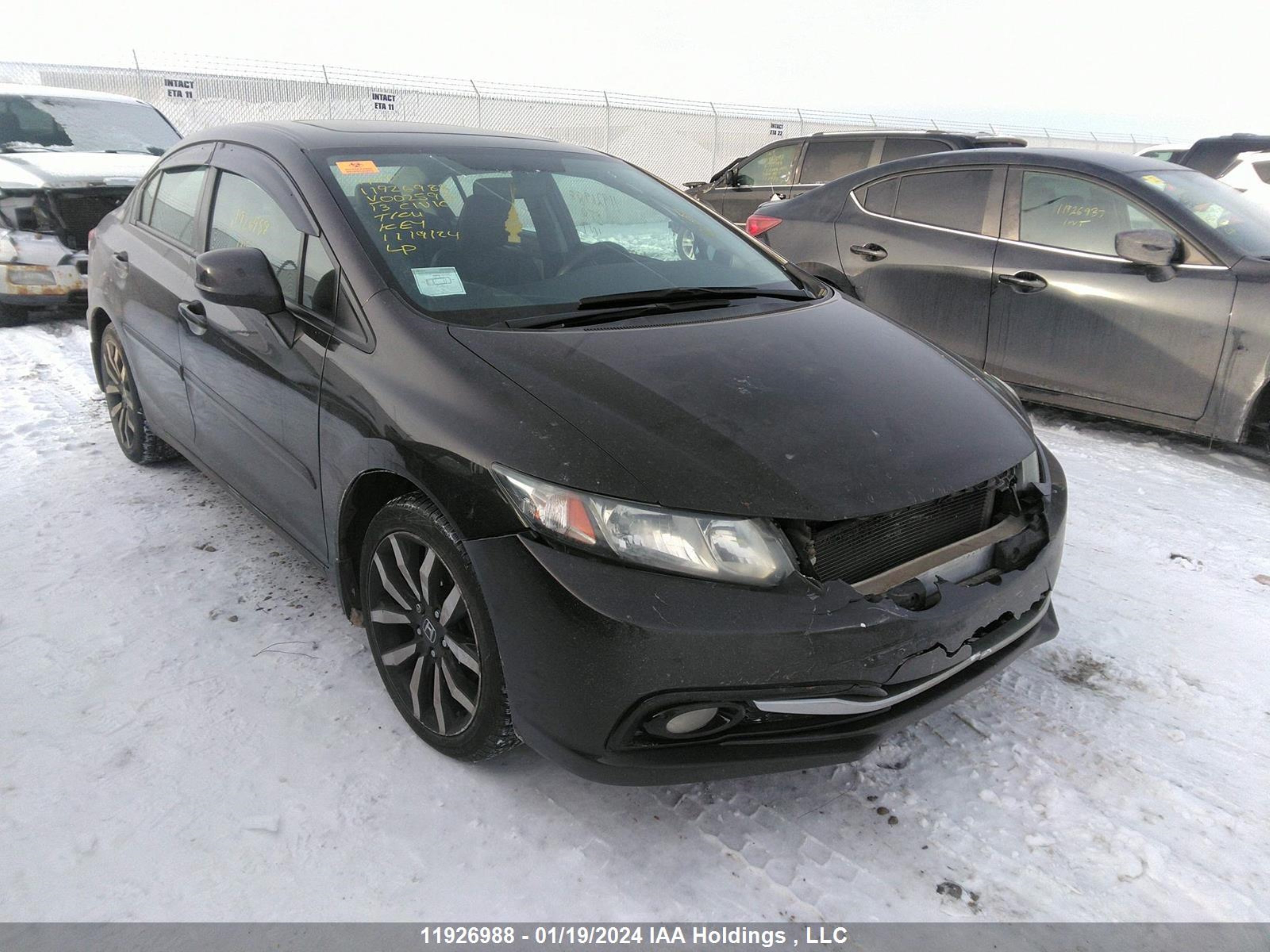 HONDA CIVIC 2013 2hgfb2f77dh002593