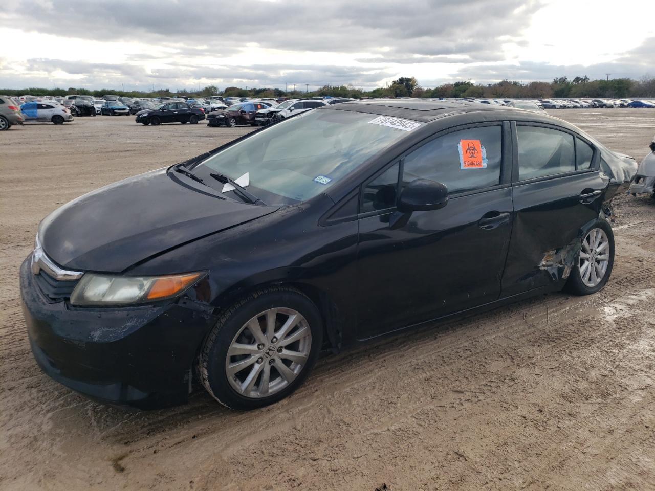 HONDA CIVIC 2012 2hgfb2f80ch524876