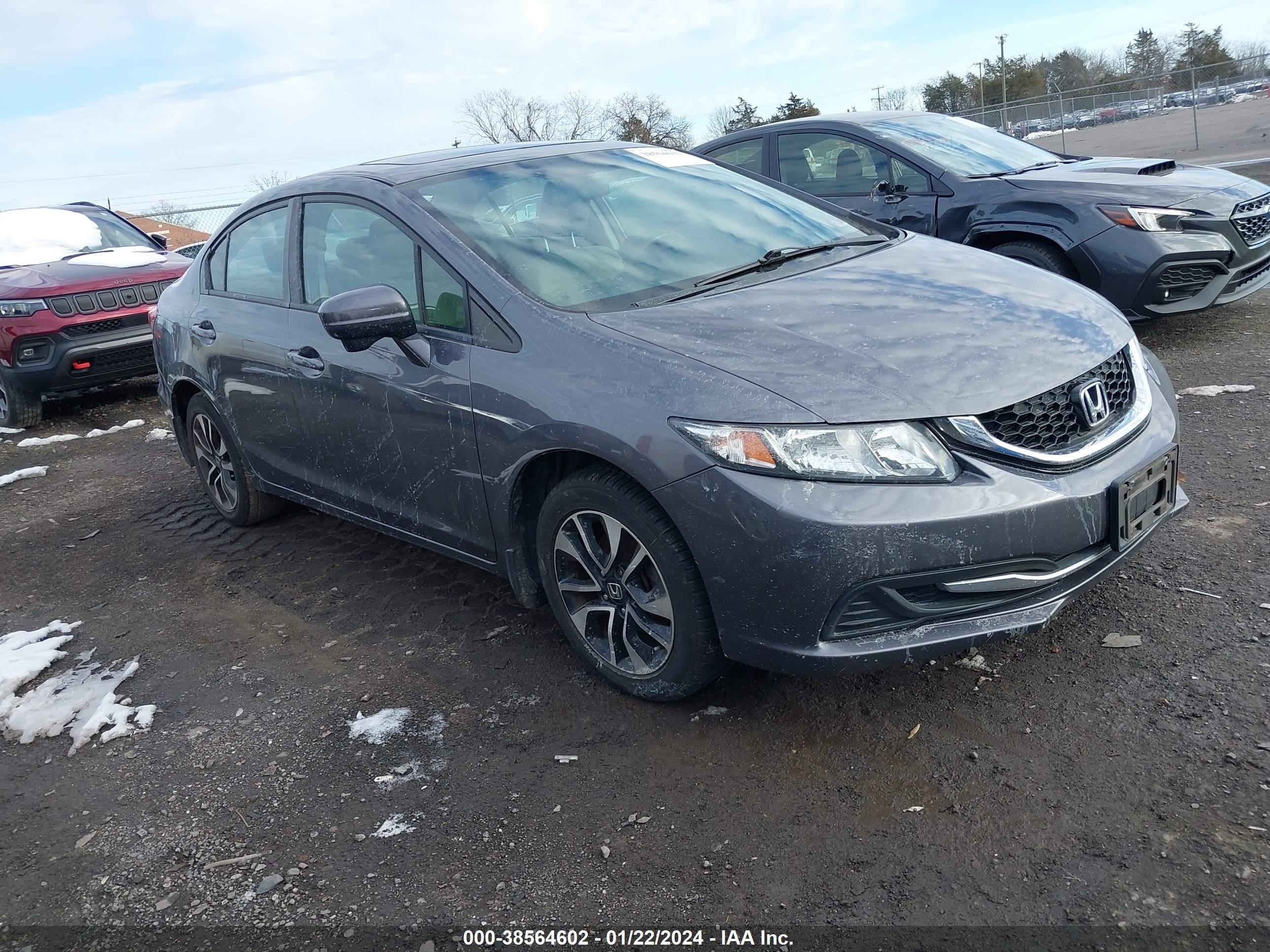 HONDA CIVIC 2014 2hgfb2f80eh543981