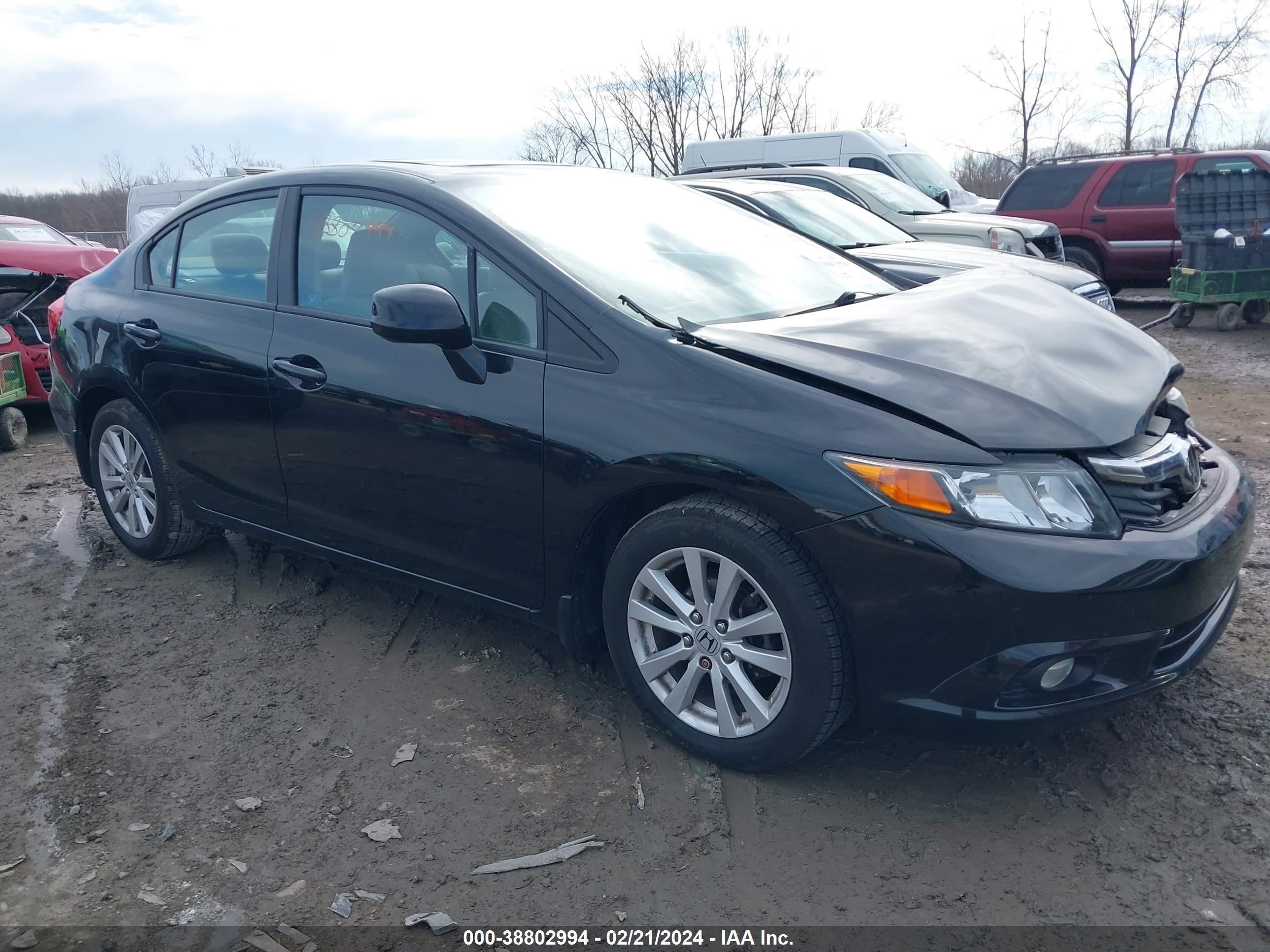 HONDA CIVIC 2012 2hgfb2f84ch577760