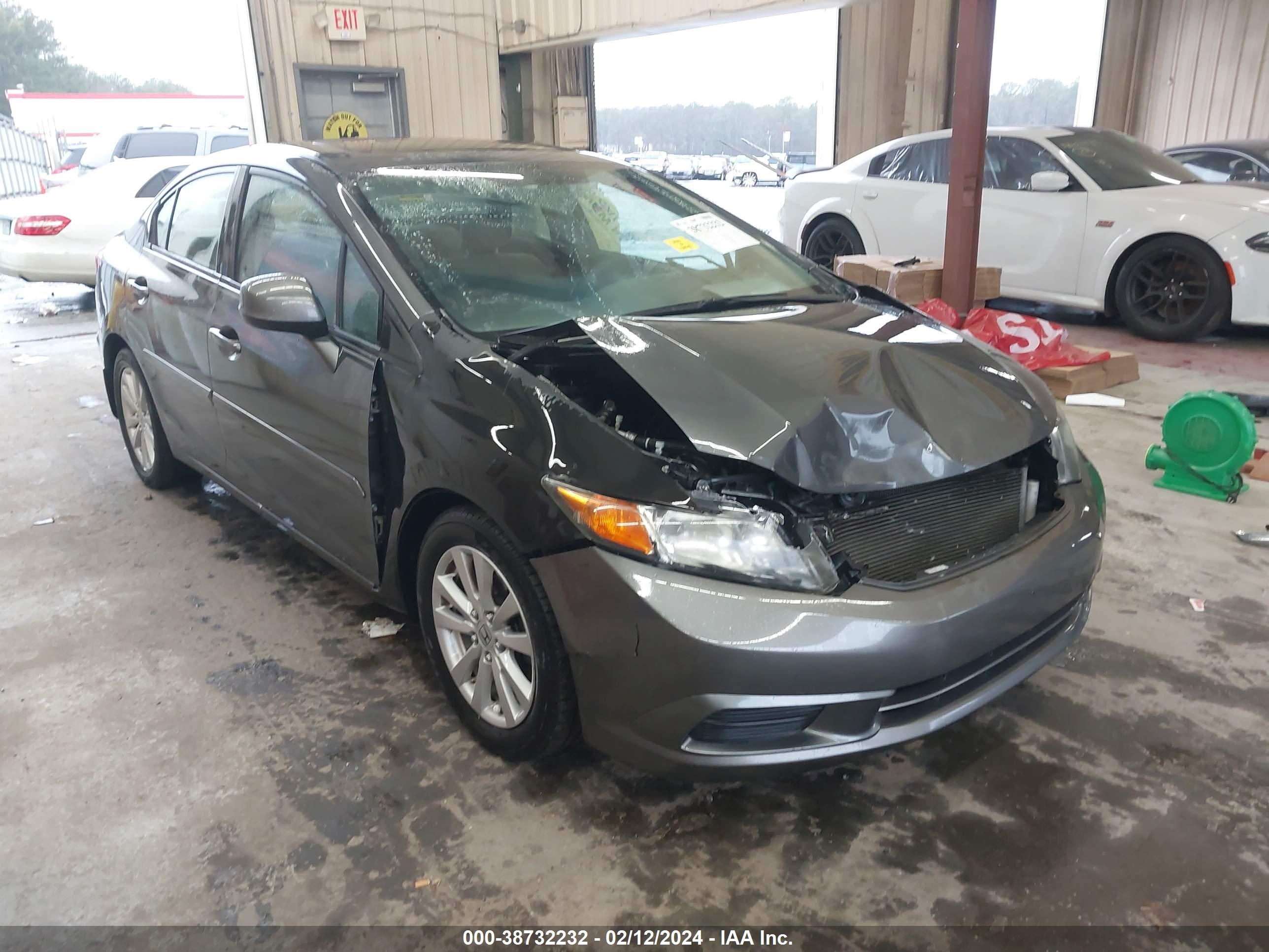 HONDA CIVIC 2012 2hgfb2f85ch501948