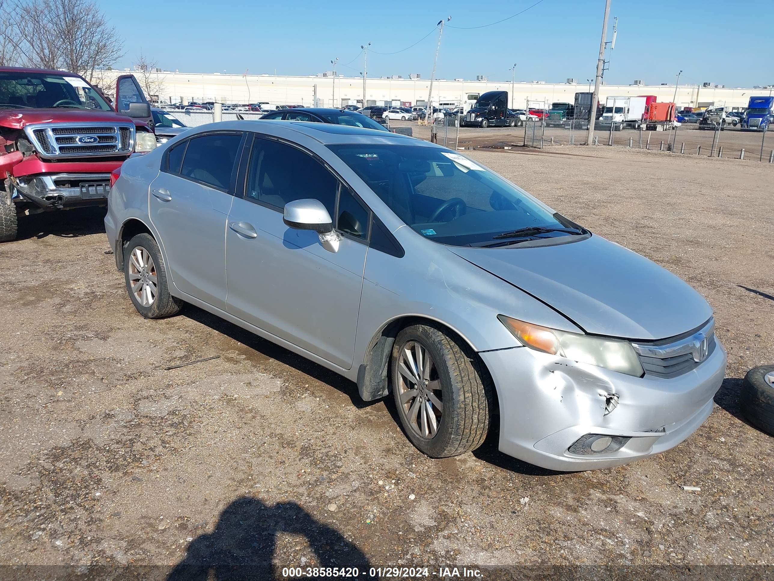 HONDA CIVIC 2012 2hgfb2f85ch519429