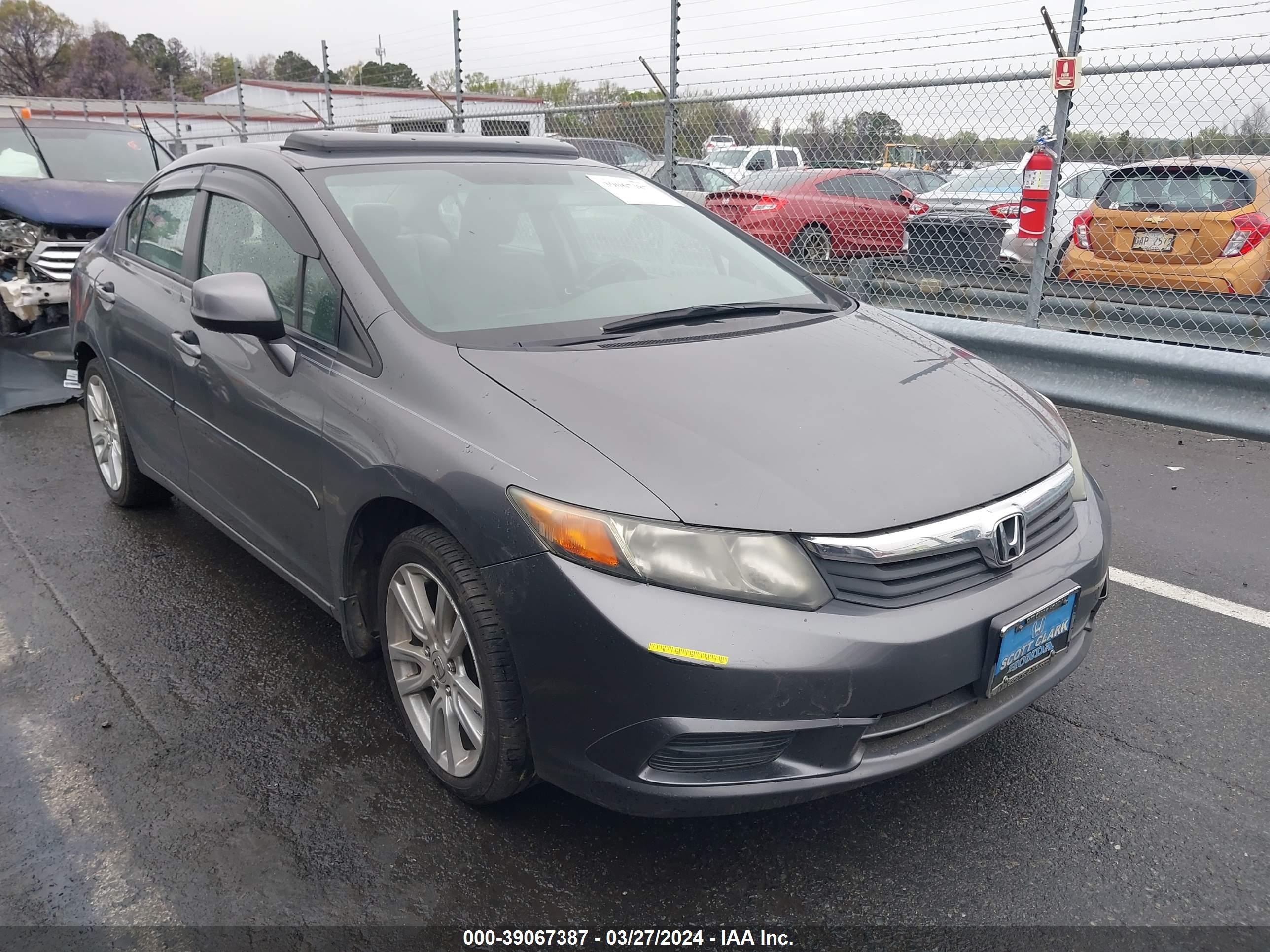 HONDA CIVIC 2012 2hgfb2f85ch533878