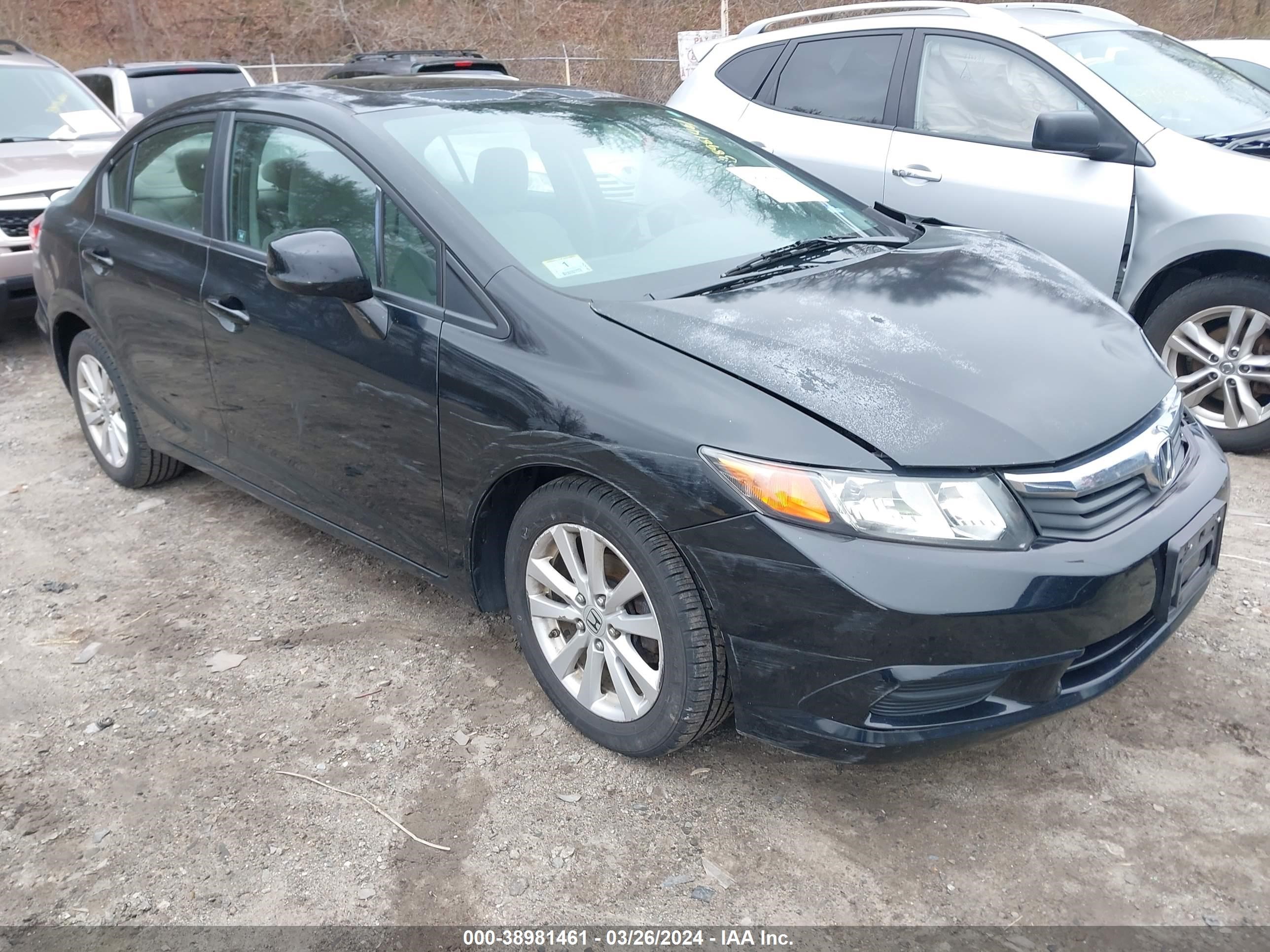 HONDA CIVIC 2012 2hgfb2f87ch598487