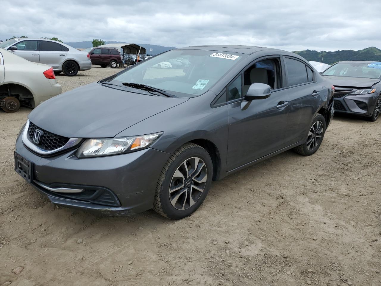 HONDA CIVIC 2013 2hgfb2f87dh557276