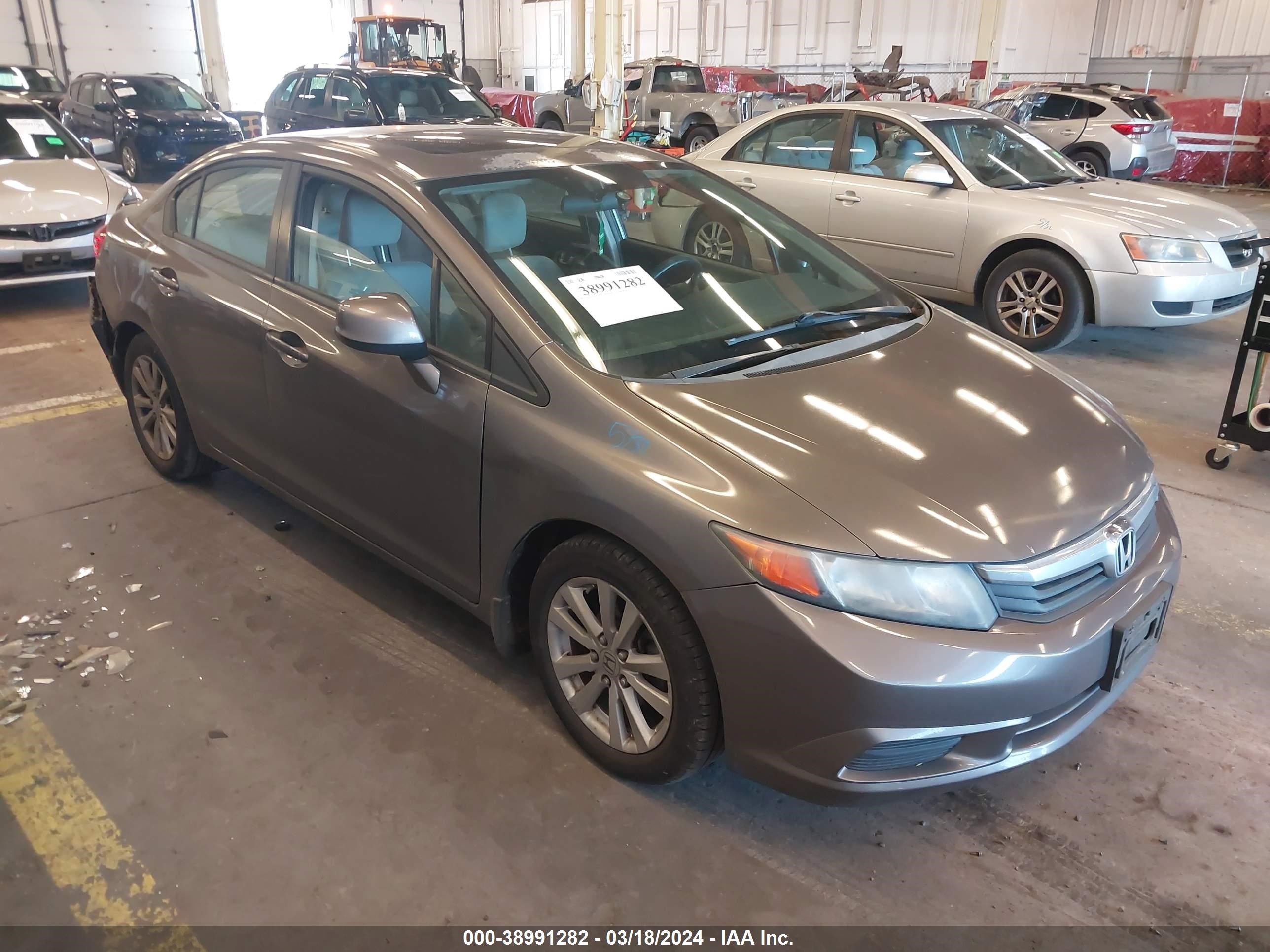 HONDA CIVIC 2012 2hgfb2f89ch538677