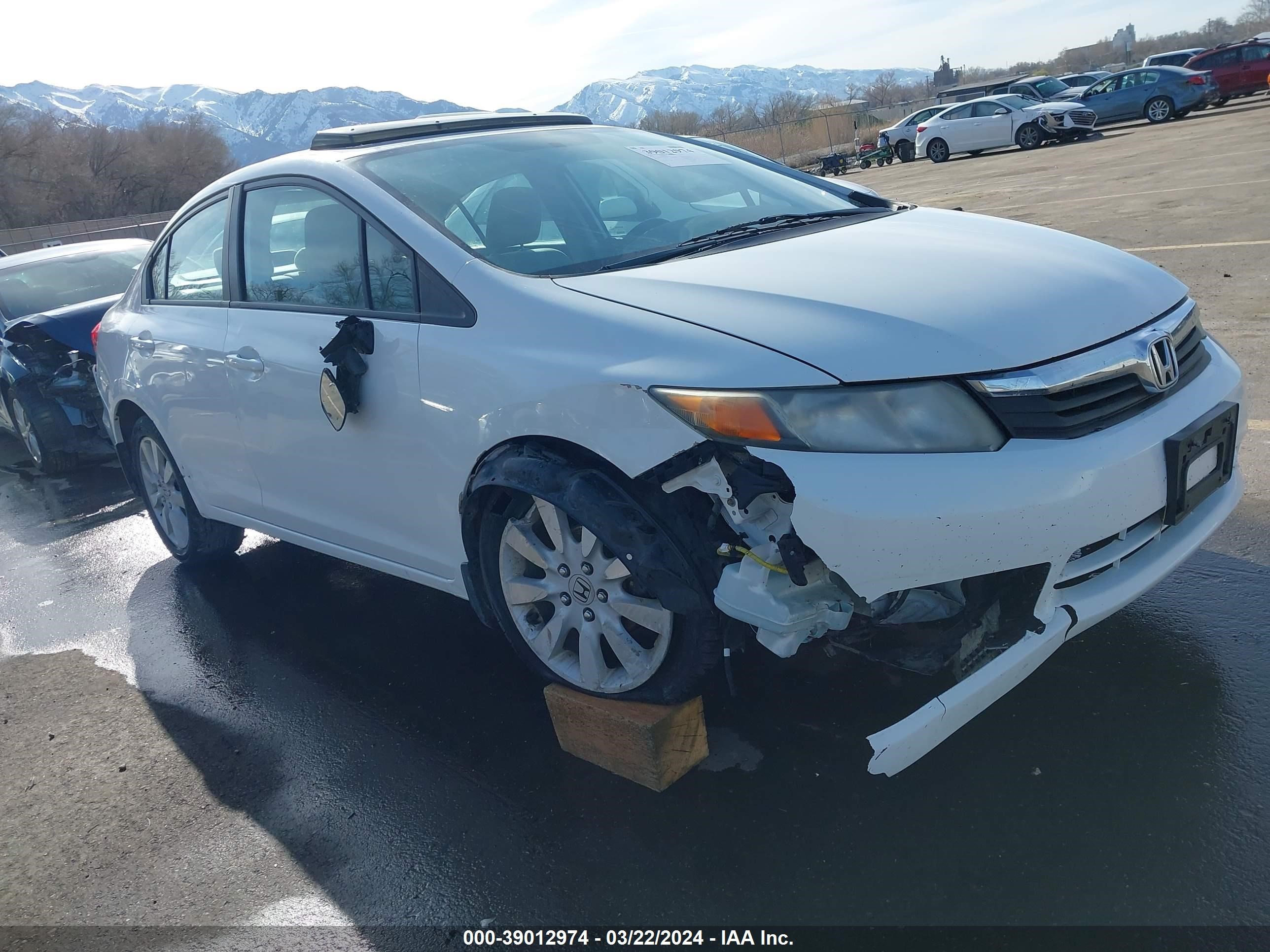 HONDA CIVIC 2012 2hgfb2f89ch581139