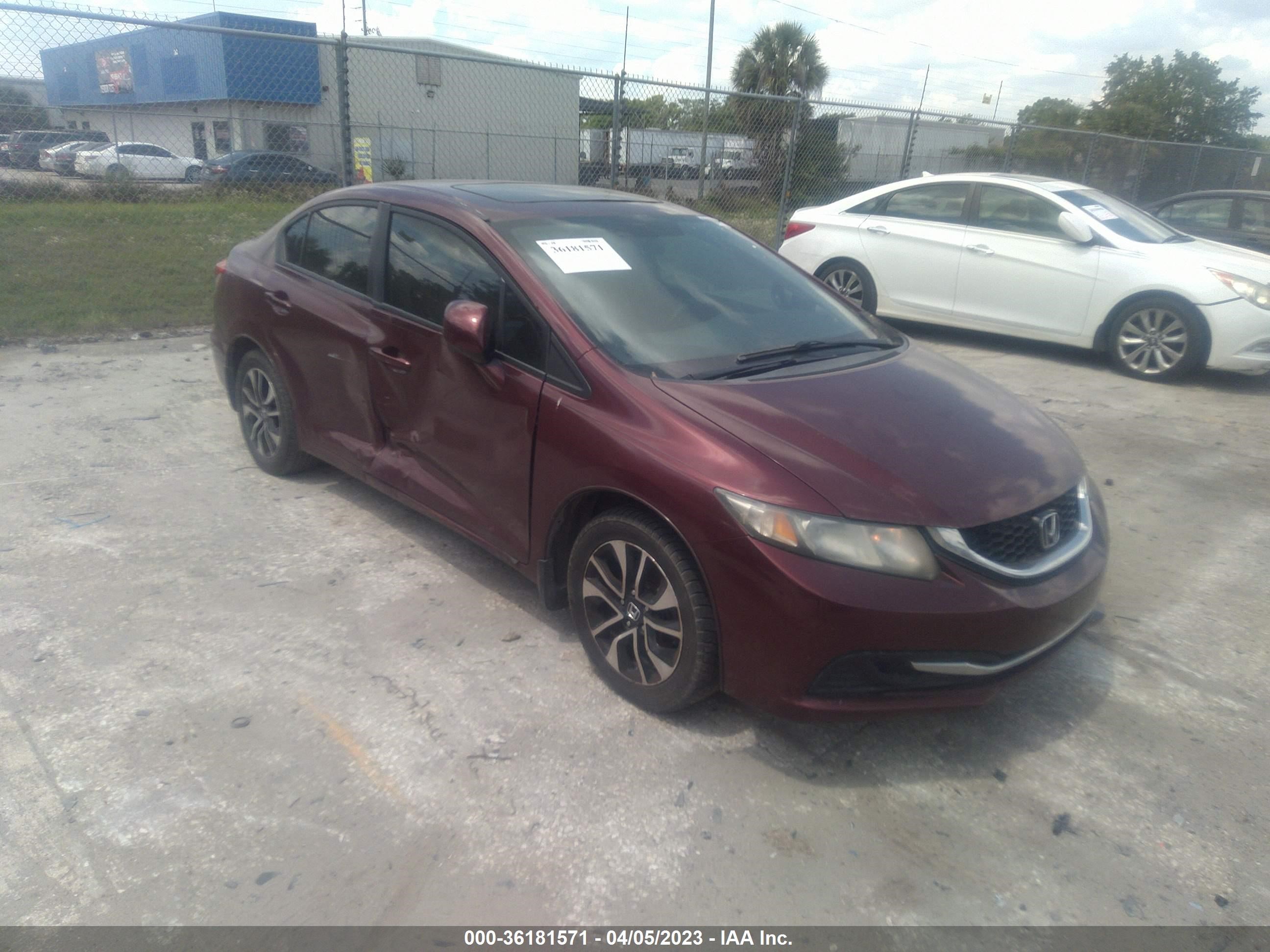 HONDA CIVIC 2013 2hgfb2f89dh510931