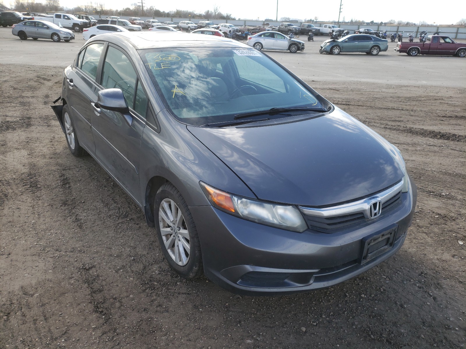 HONDA CIVIC EXL 2012 2hgfb2f90ch315601