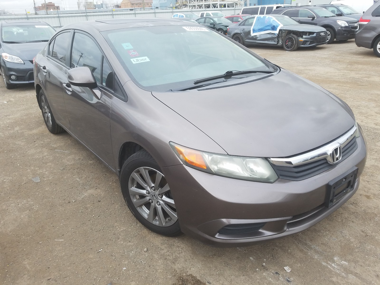 HONDA CIVIC EXL 2012 2hgfb2f90ch516740