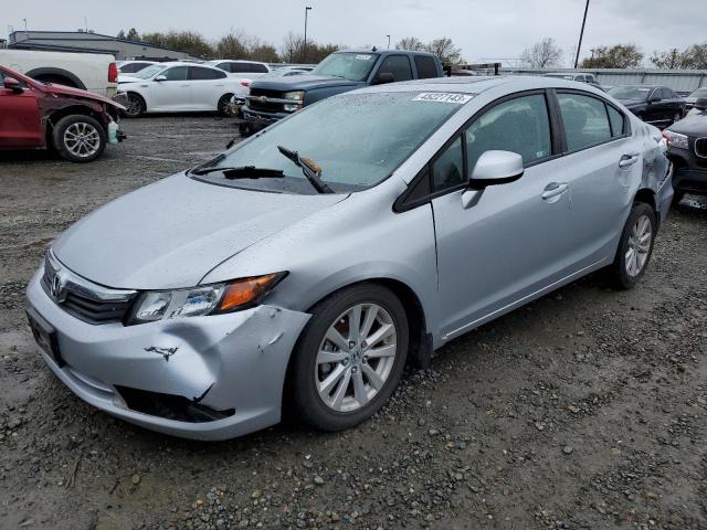 HONDA CIVIC EXL 2012 2hgfb2f91ch550721