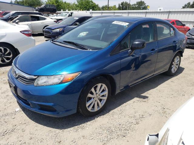 HONDA CIVIC EXL 2012 2hgfb2f91ch567258