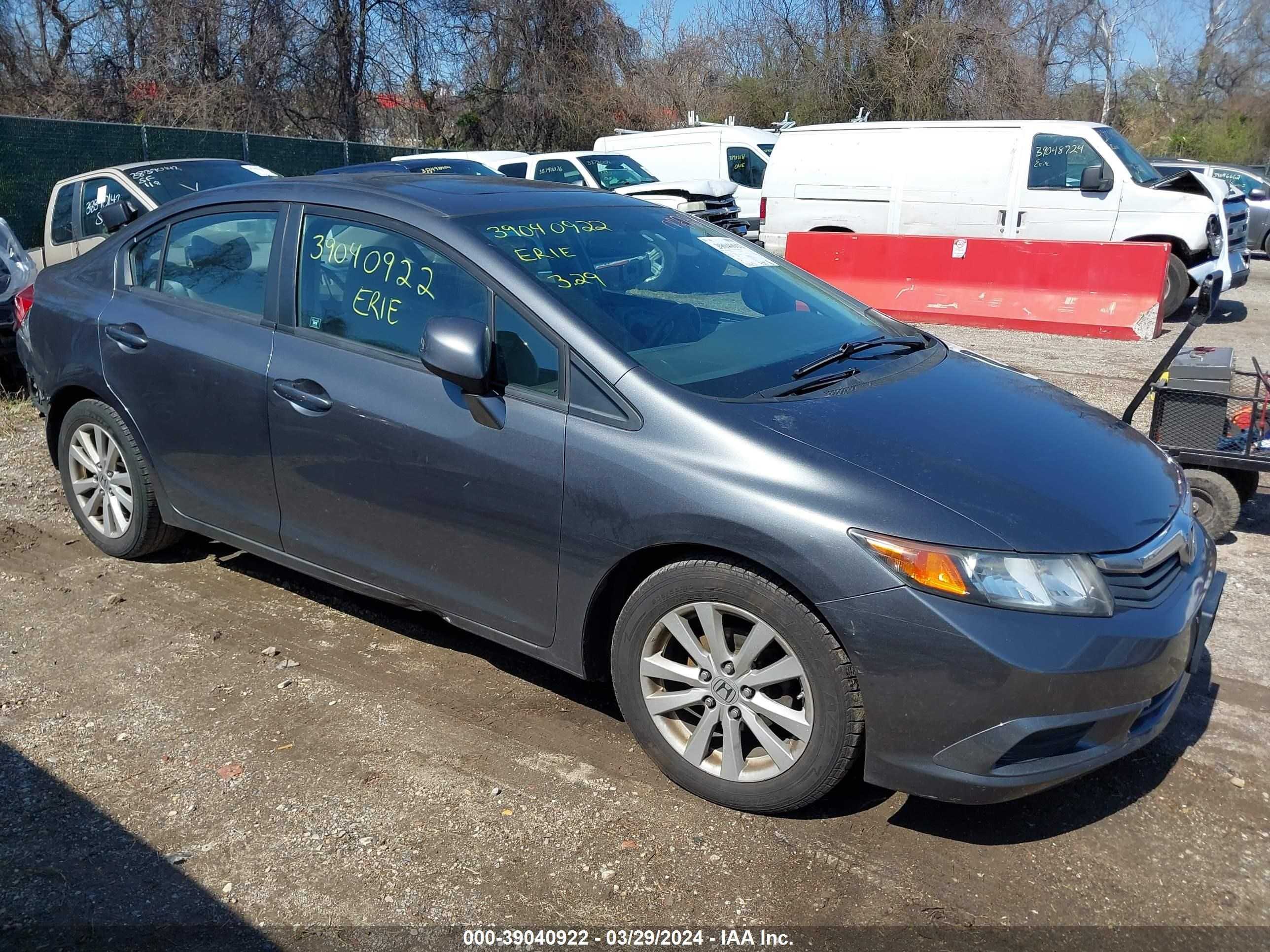 HONDA CIVIC 2012 2hgfb2f94ch307016