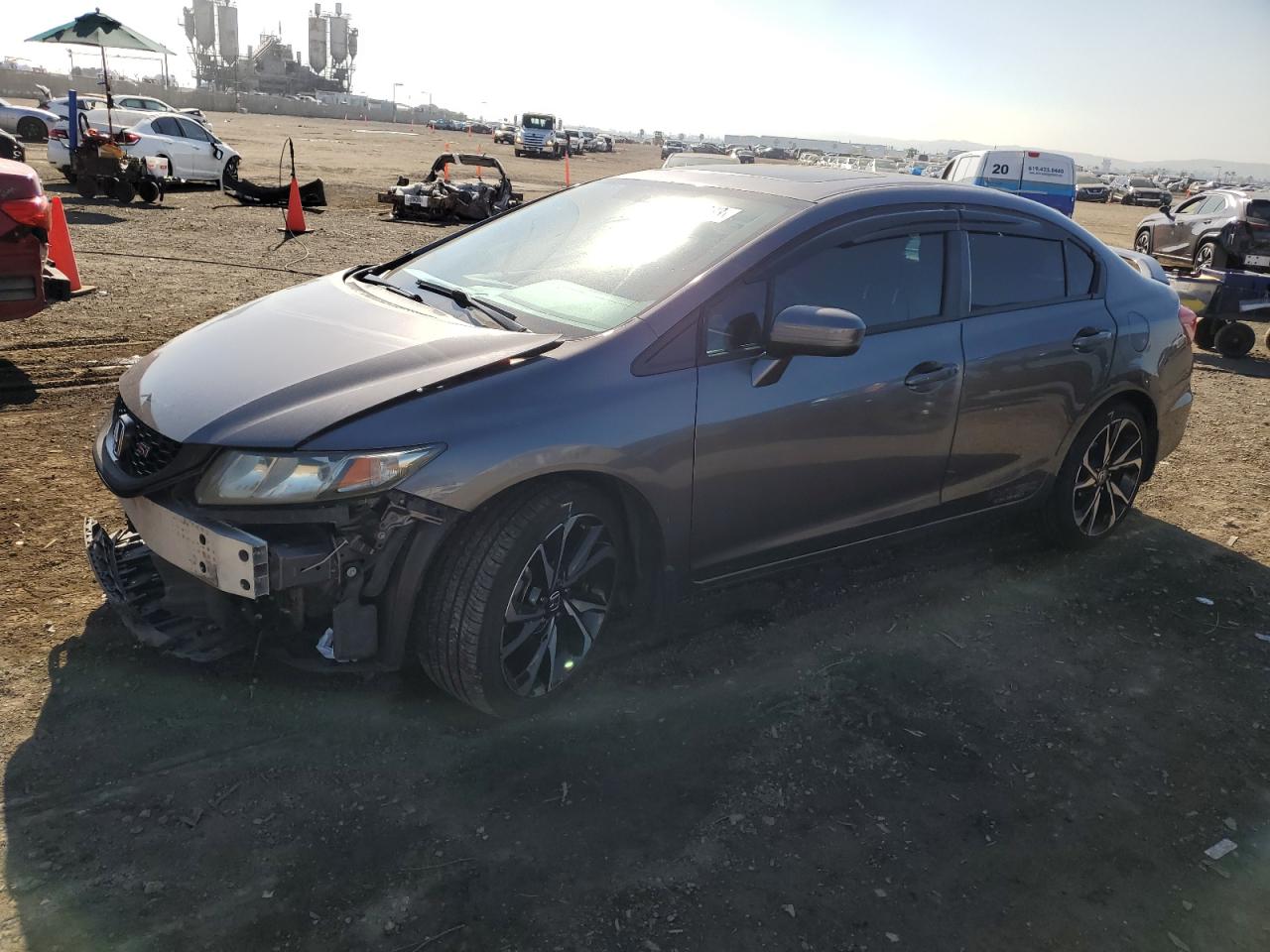 HONDA CIVIC 2014 2hgfb6e50eh700102