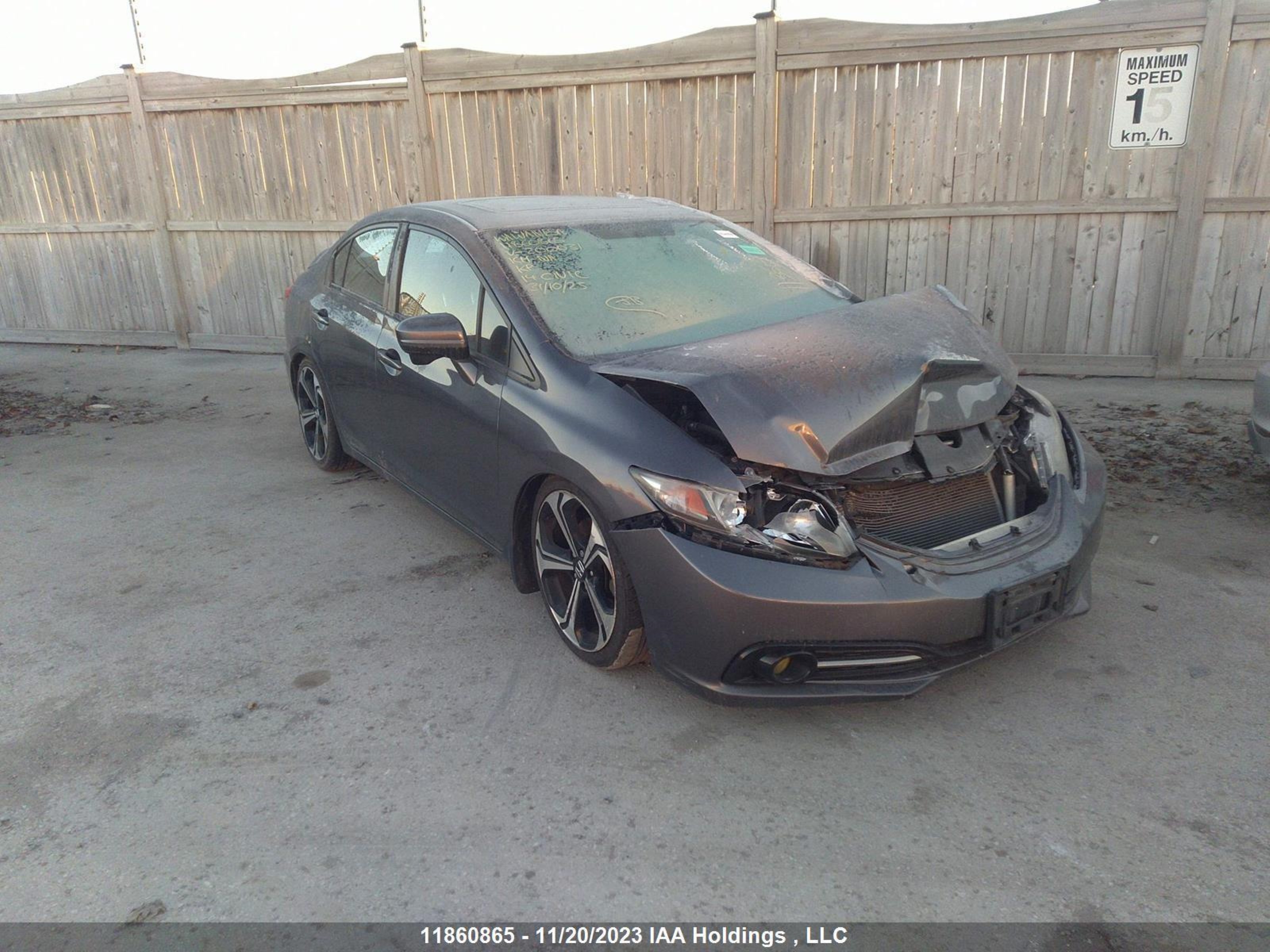 HONDA CIVIC 2014 2hgfb6e51eh200031